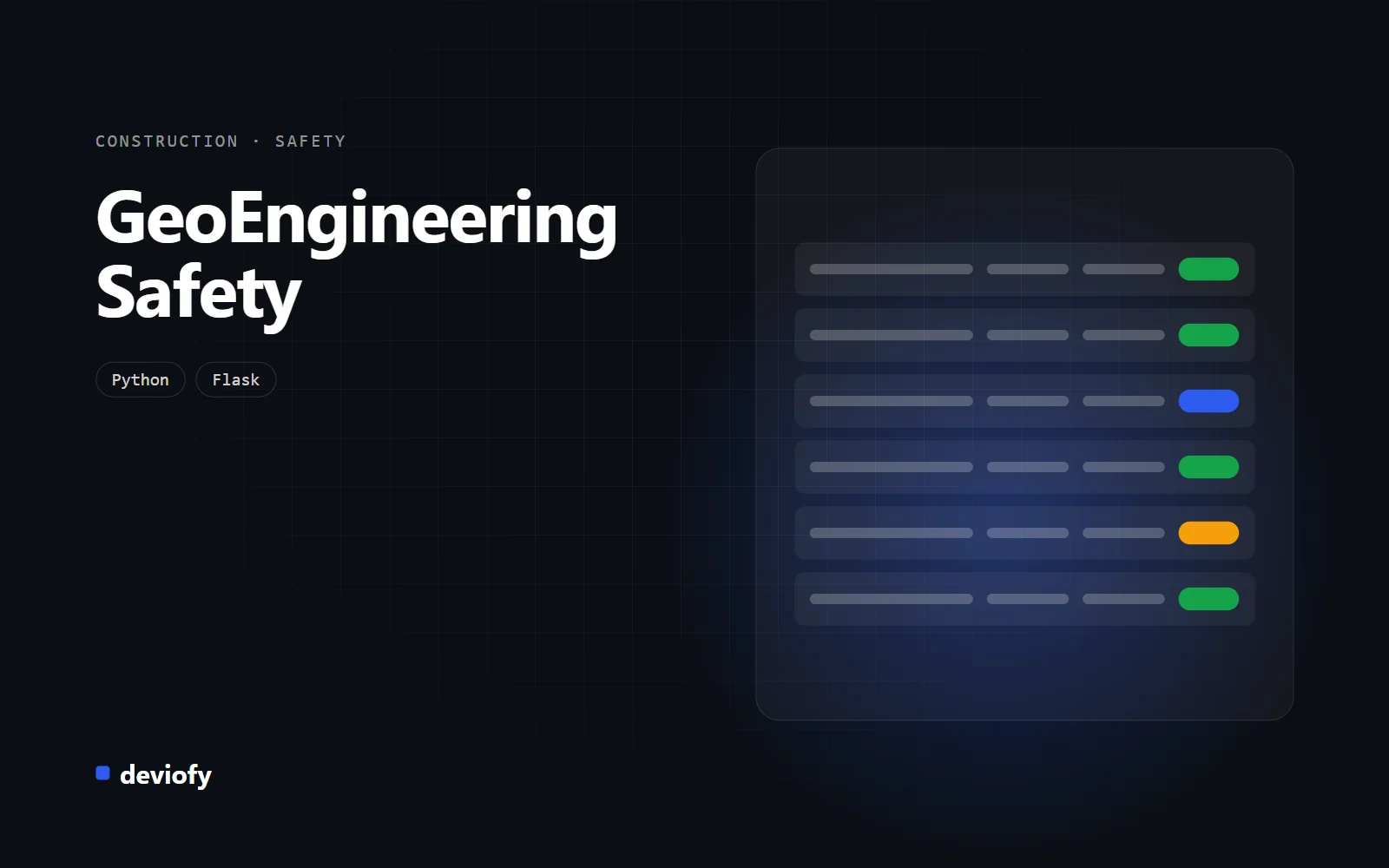 GeoEngineering Safety System